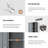 Olevide Wall Bathroom Cabinet Over The Toilet Storage-1420999163