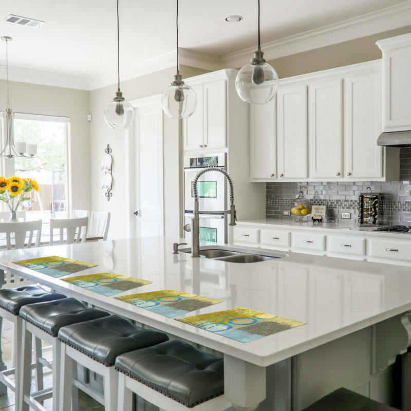 Napperon abstrait en polyester