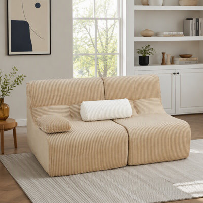 Canapé modulaire moderne 63,7 po