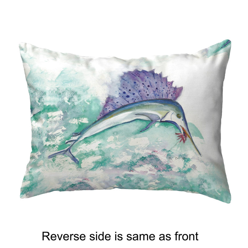 Outdoor Reversible Throw Pillow