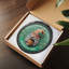 Panneau de vitrail rond Garden Gnome-138080783