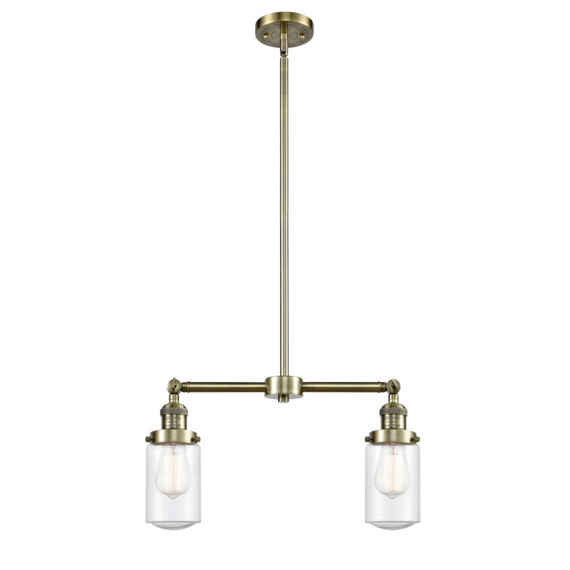 Saroyan 2 - Light Kitchen Island Pendant, Seedy, Antique Brass