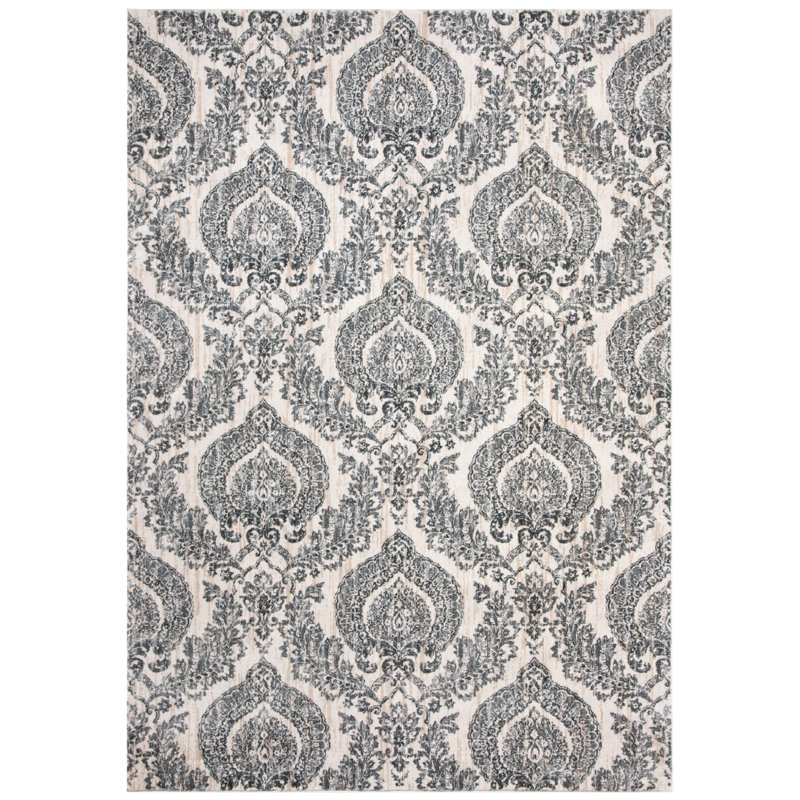 Swindle Damask Hand Woven Area Rug, Rectangle 160 x 231 cm