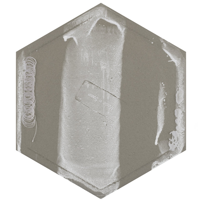 Horizon Hex 7-3/4" x 9"Porcelain Wall & Floor Tile, Gris