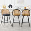 Augustinus Swivel Upholstered Counter & Bar Stool-1250701478-1250701472-1217763741