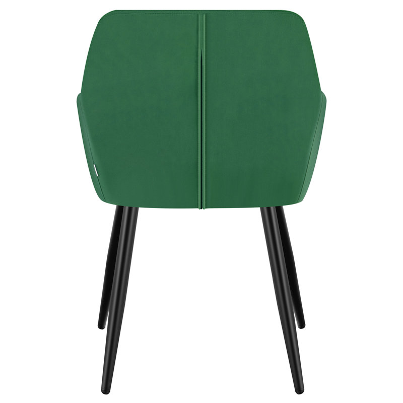 Alvion Upholstered Dining Chair, Dark Green