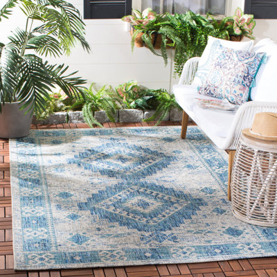 Tapis oriental d'intérieur / extérieur Amarien Performance