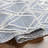 Geometric Flatweave Recycled P.E.T. Area Rug in Blue-444730799