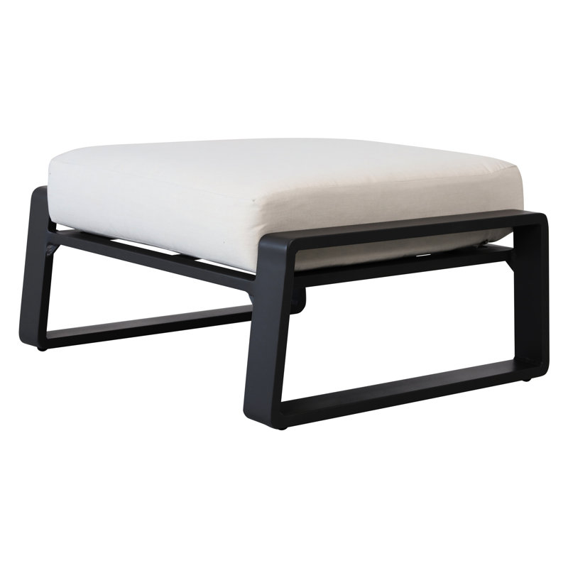 Repose-pieds moderne 2: repose-pieds beige et brun - Mobilier fonctionnel