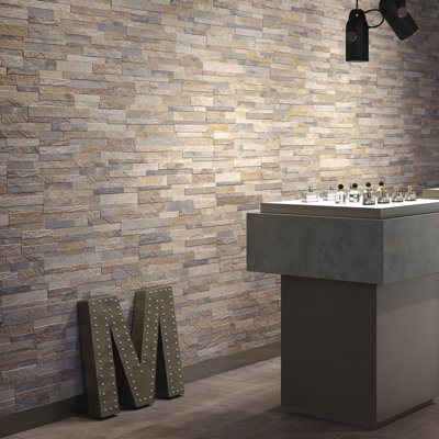 Cubics 6" x 24" Ledger Panel Porcelain Wall Tile
