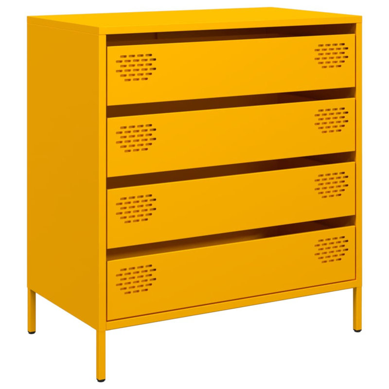 Allix 68cm Sideboard, Mustard Yellow
