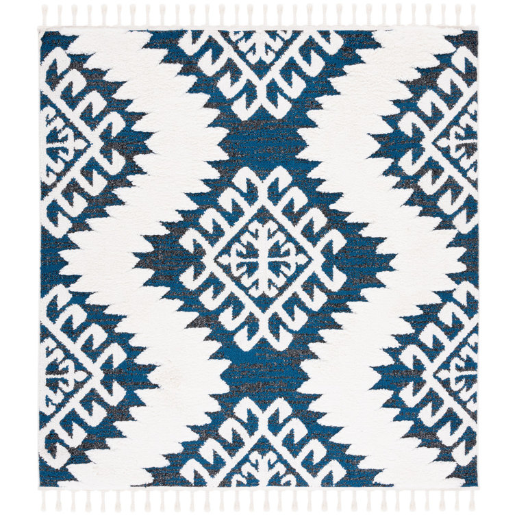 Moroccan Tassel Shag Performance Southwestern Rug