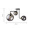 Cottleville Glass Semi Flush Mount-2040375576