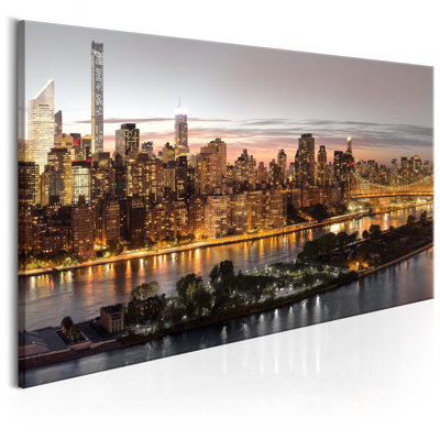 Crooknahaya Evening Manhattan sur toile