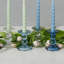 Glass Scalloped Candlesticks-755868917