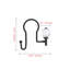 Crochets de rideau de douche HK18xx-64464240
