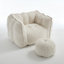 Fauteuil à billes en chenille super confortable avec poignée et accoudoirs pour adultes, parfait pour se détendre et se divertir-1242332796