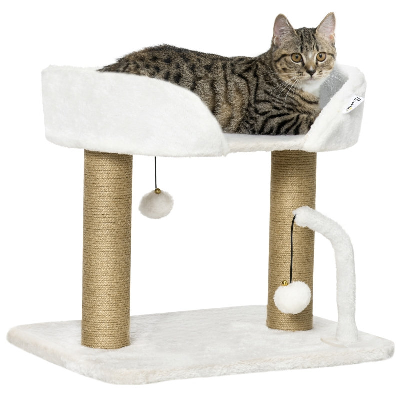 42 cm H Cat Tree / Condo, White