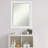 Lashena Wood Flat Wall Mirror
