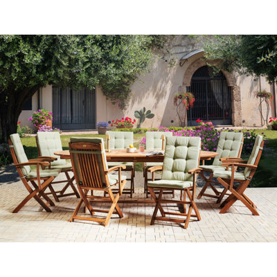 Set of 8 Back/Seat Cushions MAUI PREMIUM