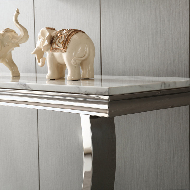 Console Bernson, Blanc, Argent
