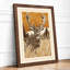 Antlered Majesty Rustic - Framed Print-799080773-799080825