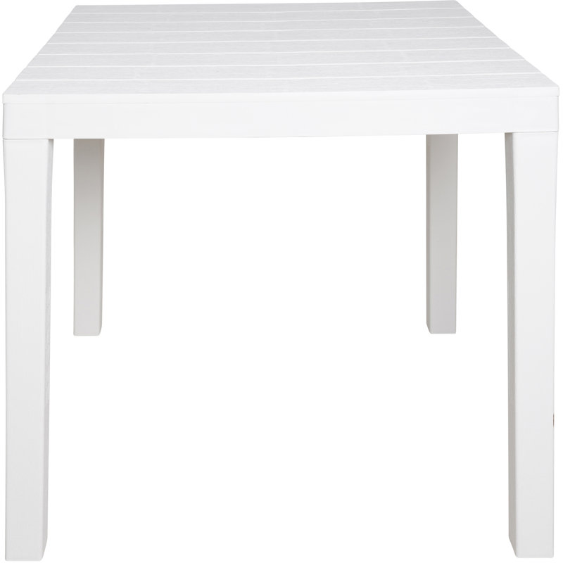 Deirdra Square Outdoor Dining Table , 78cm cm W 78cm cm D, White