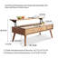 Table basse à plateau relevable