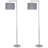Hameedah 161.8cm Task Floor Lamp Set