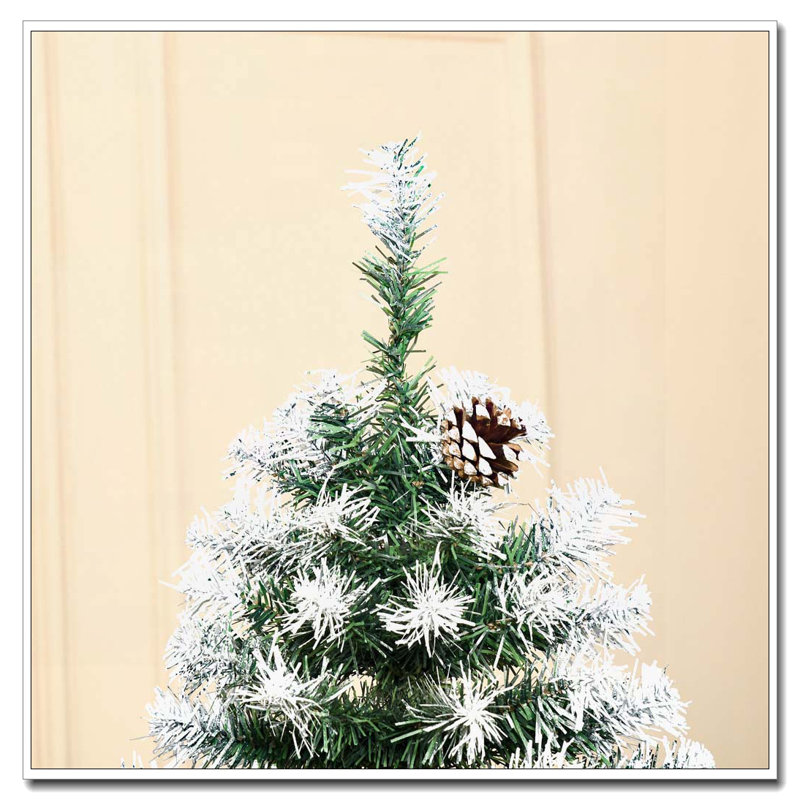 Sapin de Noël artificiel enneigé 6 pi