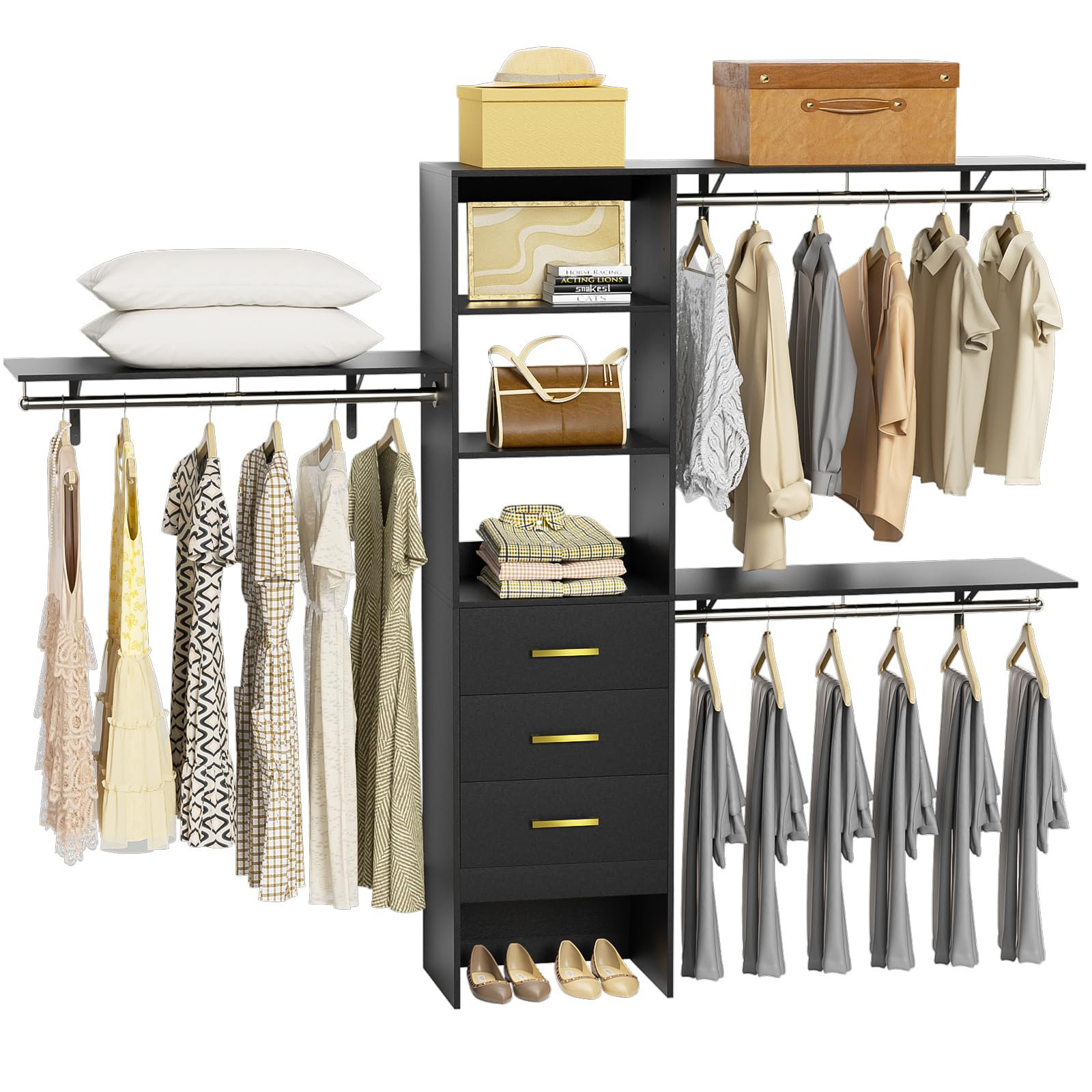 HOMEIBRO 16'' Closet System - Wayfair Canada