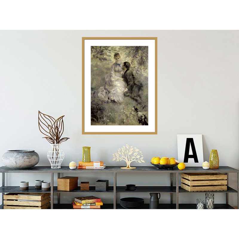 «The Lovers» par Pierre-Auguste Renoir, impression giclée encadrée, H 41,5 po x l 32,07 po