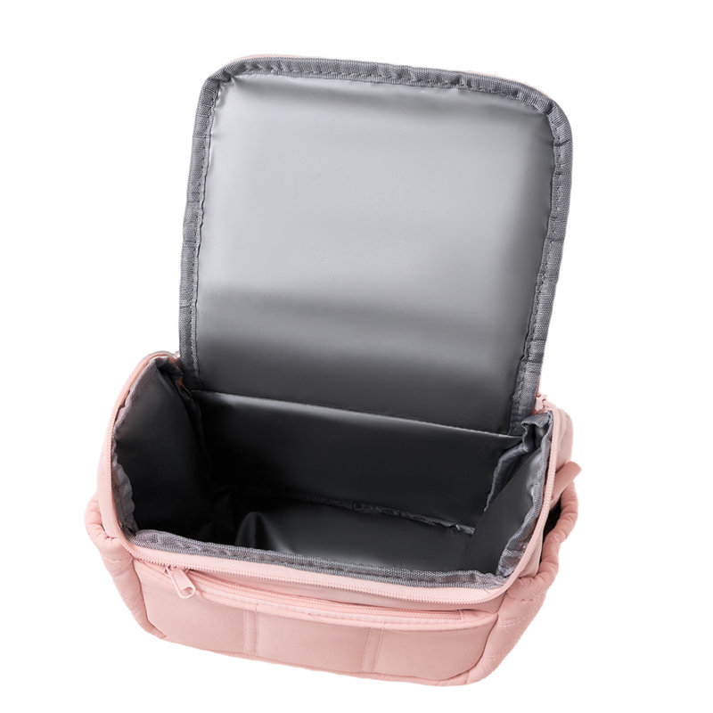 Portable Insulated Lunch Bag, Pink