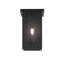 Applique murale d'extérieur 1 lumière avec verre bullé transparent-1725234254