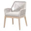 Chaise avec accoudoirs en bois massif Krisily-66300983