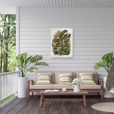 Barrett Biggers Giant Sloth Outdoor  Canvas