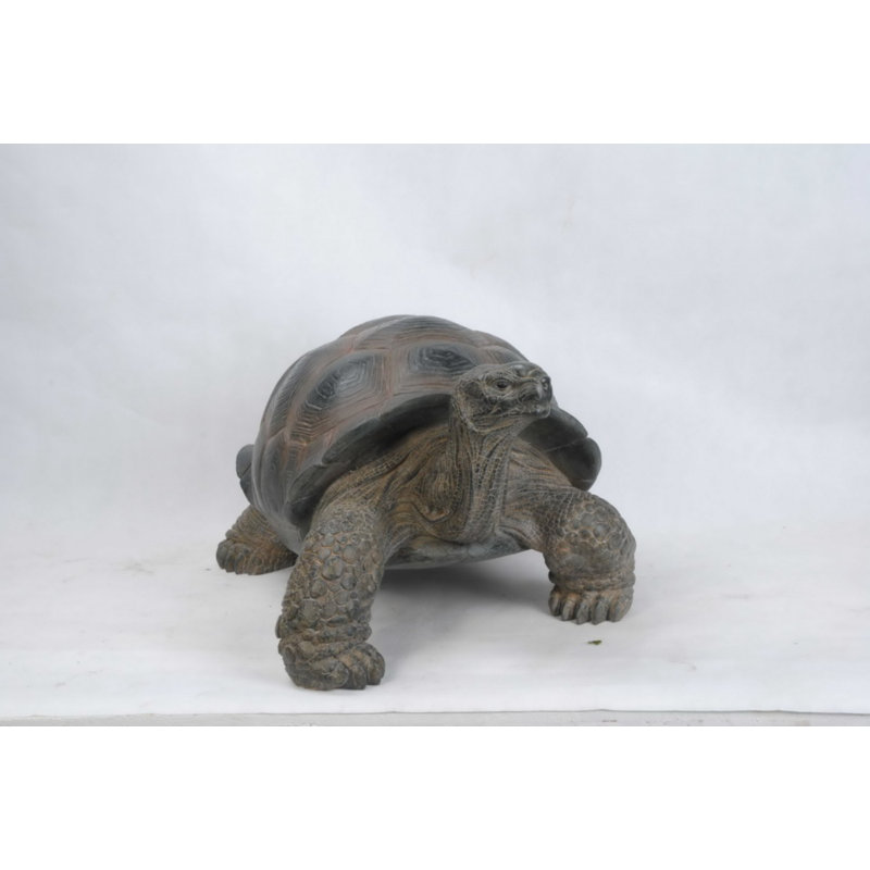 Large Realistic Polyresin Tortoise Garden Statue