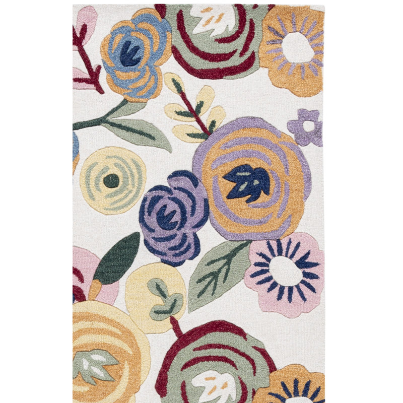 Jardin 764 Hand Tufted 80% Wool; 20% Cotton Floral Rug, Runner 2'3" x 8'