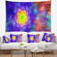 Tapisserie florale bleu clair-28496289