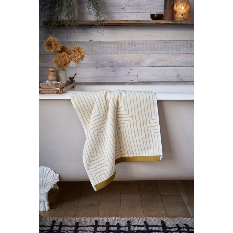 Cotton Blend, Yellow, Bath Sheet - 1 Pack