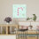«Candy Cane Love», art abstrait contemporain hivernal
