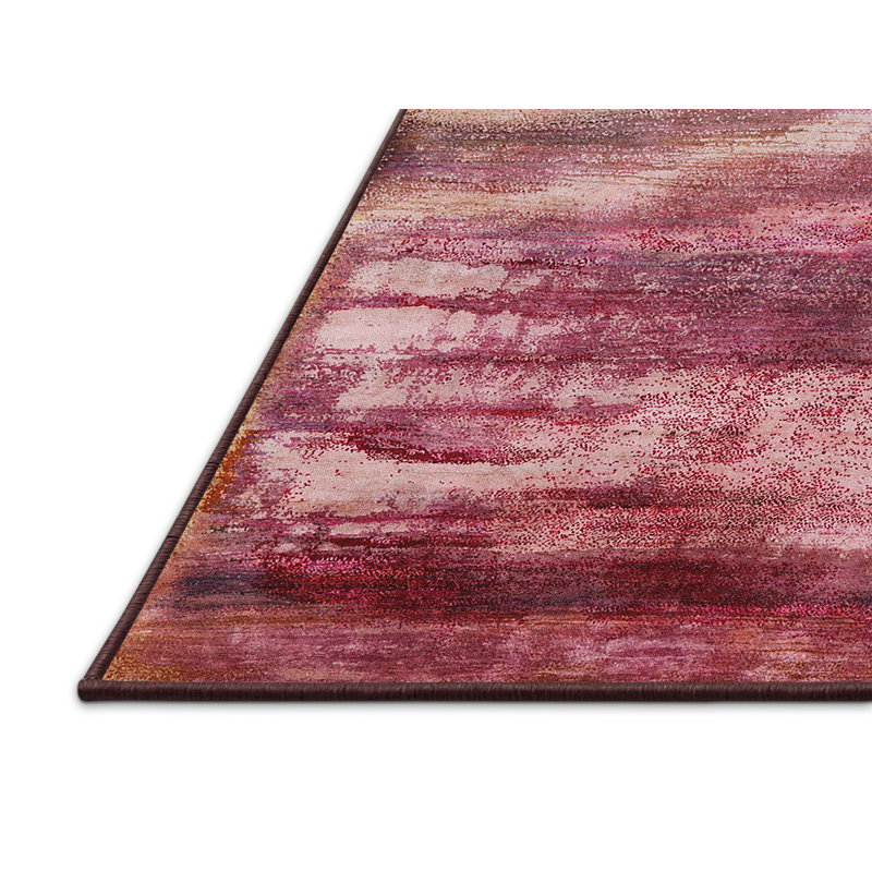 Tapis abstrait rose, Rectangle 8 pi x 10 pi
