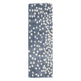 Confetti Polka Dots Area Rug in Denim Blue/White