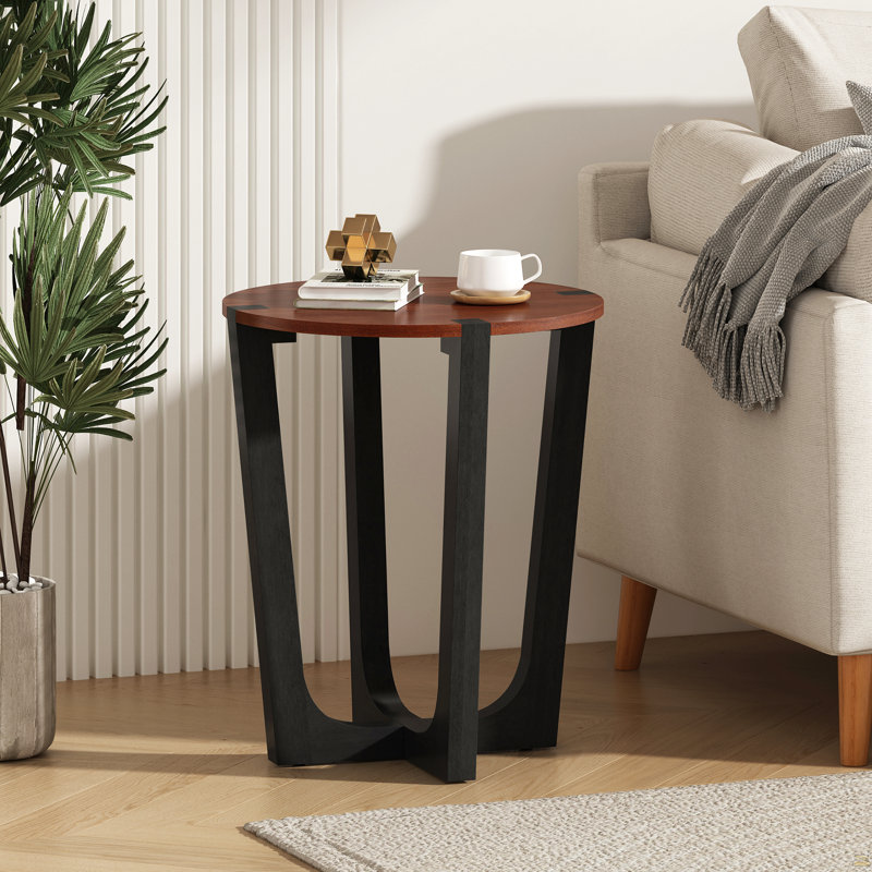 Table d'appoint en bois d'acacia massif