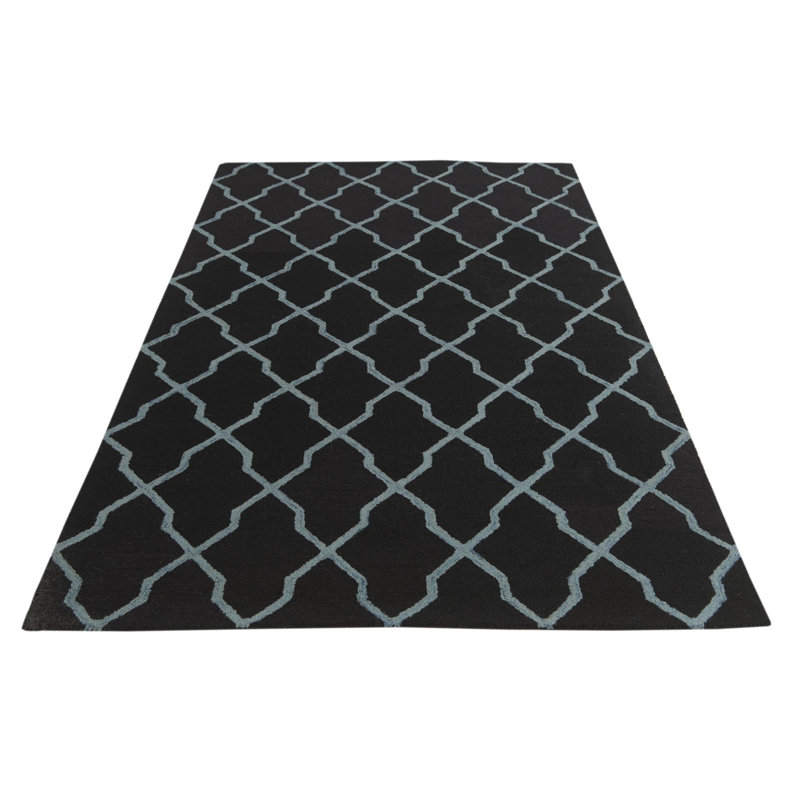 Tapis noir 5 x 8 Percy