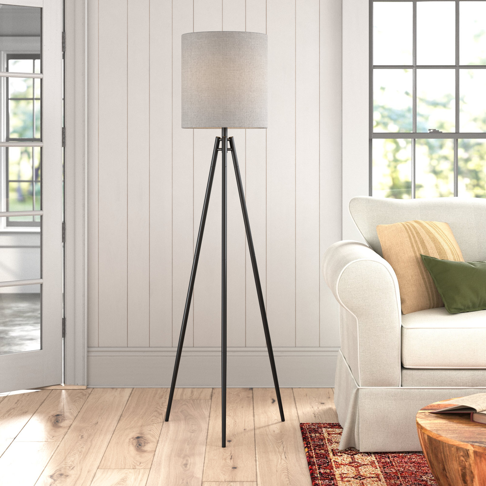 Kerala 69'' Dimmable Floor Lamp, Black