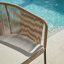 Fabiano Outdoor Patio Dining Armchair with Cushion-240211028