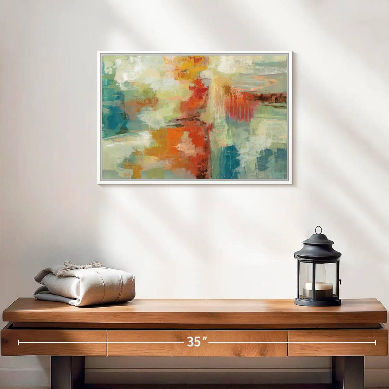 Récif de corail, Cadre flottant blanc, 19 po x 13 po
