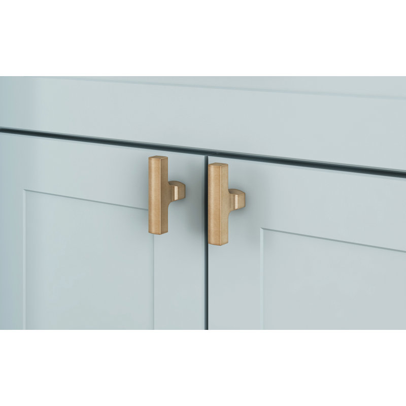 Reeves 2 3/4" Length Bar Knob, Warm Brass
