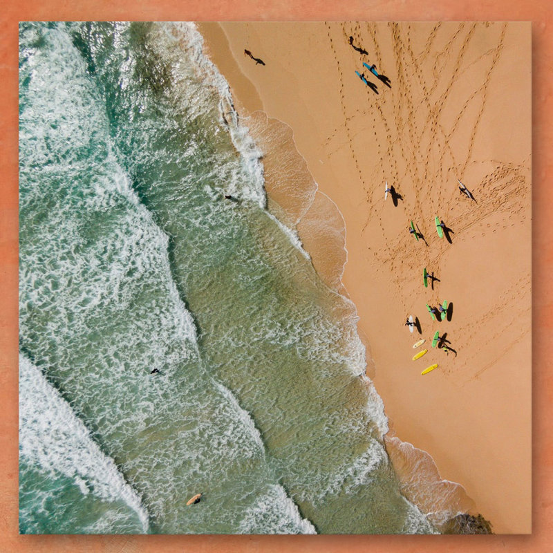 1 Piece Wrapped Canvas Wall Art, 45 cm H x 45 cm W x 3.81 cm D